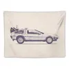 Gobeliny Delorean Tapestry Decories Akcesoria dekoracji dekoracji zewnętrznej do wiszącego ściany