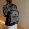 СКИДКА 38% Дизайнерская сумка 2024 Сумки Женский двойной рюкзак со вставкой Простая и модная атмосфера Повседневная сумка через плечо для студентов Большой вместимости