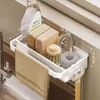 Kök förvaring handfat rack väggmonterad handduksvamp dränering diskmedel tyg hylla badrum tvålhållare skrivbordsorganisatör