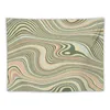 Wandteppiche Groovy Abstract Swirl Pattern Tapestry Room Decore Ästhetisches Wandgemälde