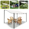 Auvents extérieur pare-soleil auvent tente toit couverture de remplacement imperméable parasol tissu Pergola Gazebo arrière-cour jardin cour auvent