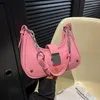 Abendtaschen Modedesigner Sattel Kleine Umhängetasche für Frauen 2024 Trend PU Leder Schulter Achseltasche Damen Kette Unterarm Handtaschen