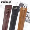 1Pc Deepeel Fashion Womens Cowskin Cummerbund Wide Belt Dress Coat Girdle Luxury Designer Corset Female Decorative Waistband 240327