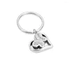 Keychains Butterfly Urn Keychain for Ashes Heart Cremation Jewelry Keyring Keepsake rostfritt stål hänge