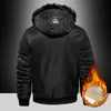 winter New Men's Warm Hooded Jacket Fur Collar Jacket Coat Men's Wool Lined Jacket Coat Fi Casual Top Jackets for Men c9L9#