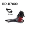 Shimano 105 FDR7000 Front Derailleur for Road Bike Band Mount 2x11 Speed ​​With Clamp Ring 2x11s R7000 Braze On 2V 11V Parts 240318