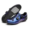 Cykelskor 2024 utan klädsel för platta pedaler MTB herrkvinnor Sport Mountain Bike Road Non Locking Bicycle Sneaker