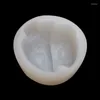 Baking Moulds Cartoon Mushroom House Silicone Mold DIY Handmade Soap Candle Car Decoration Ornament Drop Glue Mould