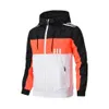 2023 New Hooded Coat Men's and Women's Thin Colored Casual Sports Jacket Outdoor Running Training Team Kit m6O1#