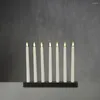 Candle Holders 2 Pcs Row Holder Christmas Decore Table Candlestick Ornament Wedding Nativity Candleholder Modern Plastic Party Xmas