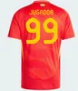 SPAIN EURO SOCOUR JERSEYS Pedri Gavi Lamine Yamal Morata Carvajal Olmo Asensio Ferran Rodrigo Cucurella24 25 Spaanse pre -match Kid Kit voetbalhirt fanspeler