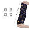 Chaussettes dorées imprimées soleil pour femmes, bas personnalisés Kawaii, antidérapants, qualité d'extérieur, automne