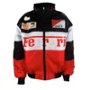 2024 mode Herren Jacke Neue Farbige Gedruckt Baumwolle Clip Lange ärmeln Racing Mantel Outdoor Retro Motorrad Radfahren Anzug Baseball