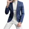 4XL Deerskin Lederjacke Blazer Männer Casual Slim Blazer Hombre Anzug Lederjacke Männer Terno Masculino Männer Kleidung 6 Farbe F5Fm #