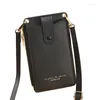 Umhängetaschen Mode PU Leder Brieftasche Damen Handy Messenger Bag Multi-Karte Handtasche Karte