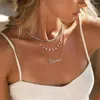 Catene personalizzate personalizzate S925 argento sterling placcato oro 18 carati Moissanite diamante nome lettera collana pendente per donna uomo regalo