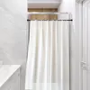 Shower Curtains 2 Pcs Hole-free Rod Wardrobe Multipurpose Closet Iron Metal Pole