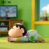 52TOYS BLIND BOX Crayon Shin Chan Dynamic Shin Life Mystery Box Sammlerstück Aufziehspielzeug Desktop-Dekoration Geschenk für Weihnachten 240326