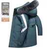 Pato branco para baixo casaco homens puffer jaquetas novo comprimento médio com capuz inverno wear bonito casacos masculinos parka inverno homem jaqueta 23k1 #