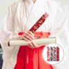 Decoratieve beeldjes Chinese handventilatorzak Zijde opvouwbare houder Handheld opbergzakje Protector Retro-stijl gebruiksvoorwerpen Mouw Pen Potlood
