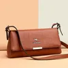 Bag Retro Small Square Shoulder Women Stone Pattern Pu Leather Crossbody Bags Ladies Daily Messenger Handbag Purse