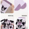 새로운 패션 블루 스티치와 쿠로미 소프트 미들 양말 새로운 여자 kawaii cotton socks 도매