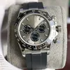 heren horloge st9 staal alle subdials werken 40 mm automatische mechanische beweging saffierglas keramische bezel zilveren dhgate horloge