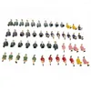 Decorações de jardim Marca Figuras Sentadas Modelo Pintado Pessoas Plástico 1:32 20x44x34 Mm 50 Pcs DIY Miniture Humana