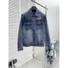 Men's Outerwear & Coats Designer denim jacket casual and fashionable letter decoration jacket mens windproof windbreaker coat AQ38