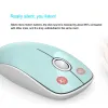 Souris souris sans fil ultra-mince 2.4G souris optique USB silencieuse souris de jeu d'ordinateur ergonomique Portable pour PC Portable bureau à domicile