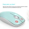 Möss ultratin trådlös mus 2.4G Optisk USB Silent Mouse Portable Ergonomic Computer Game Möss för PC Laptop Home Office