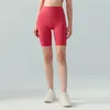 AL0LULU Sport Enge Shorts Damen Fitness Shorts Hohe Taille Yoga Hosen Shorts