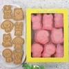 Moldes de cozimento 8pcs 3D Dog Bakeware Biscoito Molde DIY Ferramentas de Biscoito Ferramenta de Decoração de Bolo de Presente