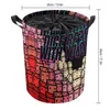 Sacos de armazenamento podem os dados estar com você para venda caixas criativa cesta de lavanderia levantamento mão portátil toalhas organizador divisão viagem st