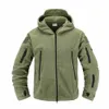 Tactical Fleece Jacket Militär Uniform Soft Shell Casual Hooded Jacket Men Thermal Army Clothing E9ly#