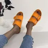 Casual Shoes Women Cork Slippers 2024 Fashion Double Buckle Sandals Non Slip Slides Ladies Men Beach Sandas Sandalias de Mujer