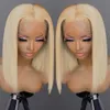 613 Honey Blonde Color Straight Bob Wig Short Bob Wig 13x6 Lace Front Human Hair Wigs 13x4 Full Lace Frontal Wigs