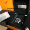 Luksusowy zegarek Factory Watch sprzedaje 47 mm czarny pasek gumowy pasek Super P mechaniczny automatyczny ruch modowy zegarki męskie z Originapaner Watch Liu WR4H