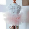 Dog Apparel Puppy Bow Knot Dress Pet Princess Dresses Mesh For Small Medium Cat Skirt Tutu