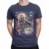 Stars Wars Starry Night Portrait T-shirty dla mężczyzn Nowatorskie koszulki o szyi krótkie koszule topy Q4l5#