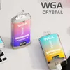 Original WGA Crystal Pro Max Extra 15000 Puff Disposable Electronic Cigarette 12k 15k 18k 2% Nicotine Vape Pen With Screen Digital Display