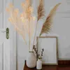 Flores decorativas 4 piezas artificiales para decoración de boda, rama de hoja DIY, decoraciones de simulación dorada, adorno de hierro, planta falsa