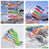 Drapeaux de bannière Koinobori Koi Nobori Carp Windsocks Streamers Colorf Fish Flag Décoration Med Kite Décoration murale suspendue 40 cm 55 cm 70 cm Drop Dhmdk