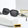Diseñador de moda ama las gafas de sol para hombres y mujeres insignia de oro clásica estilo hip-hop Goggle Beach Gafas de sol Retro Marco pequeño Diseño de lujo UV400 Calidad superior