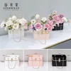 Gift Wrap Sinowrap Valentine'sDay Flower Packaging Box Bag With Chain Rose Wrapping Paper Portable Wedding Supplies