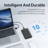 Behuizing Originele Highspeed 6TB SSD-behuizing Draagbare externe Solid State-harde schijfbehuizing USB3.0 HDD Behuizing voor mobiele harde schijf