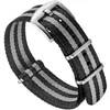 HEMSUT Watch Band Nylon Replace Seatbelt Wrist Straps For Man Or Women 18mm 20mm 22mm 24mm 240314