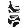 Dames Badmode 2024 2-delige dames bikini set push-up bedrukte bikini's Bandage bandage Braziliaanse biquini badpak met cover-ups