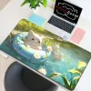 Pads Anime XXL Mouse Pad Gaming Accessories Cartoon Cat Keyboard Mousepad Gamer Desk Mat Söta datorkontor PC Cabinet Kawaii Möss