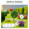 Decoratieve Bloemen Ornament Bloemcluster Model Zand Tafelornamenten Decor Gras Vegetatie Gesimuleerd Huis Fee Landschap